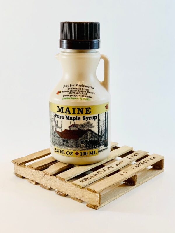 100 ml (3.4 oz.) Organic Pure Maine Maple Syrup | Gray Jay Mapleworks
