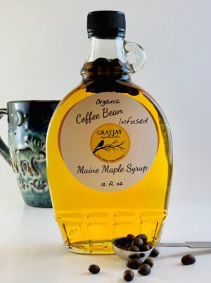 8 oz. Organic Coffee Bean-Infused Maine Maple Syrup